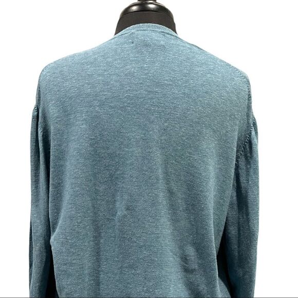 𝅺BONOBOS Slim Lightweight Feeder Stripe Crewneck Pullover Sweater Sz XL - Picture 7 of 15